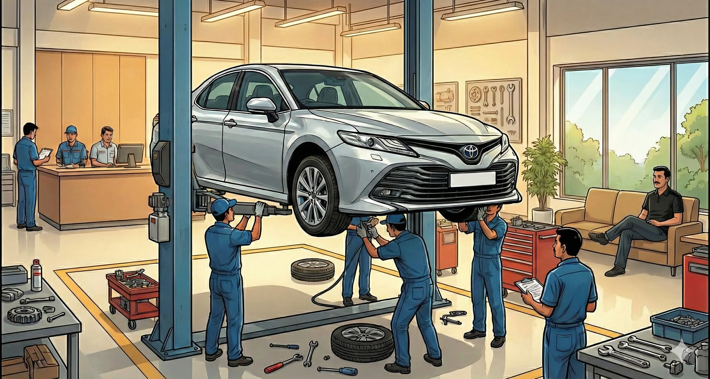 Car repair and service - Professional driver for your car maintenance